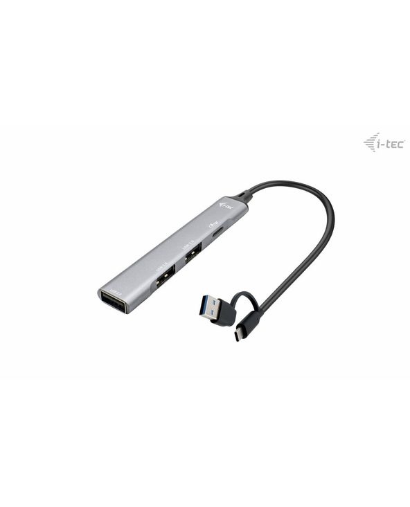 i-tec USB-C/USB-A Metal HUB 1x USB 3.0 + 3x USB 2.0