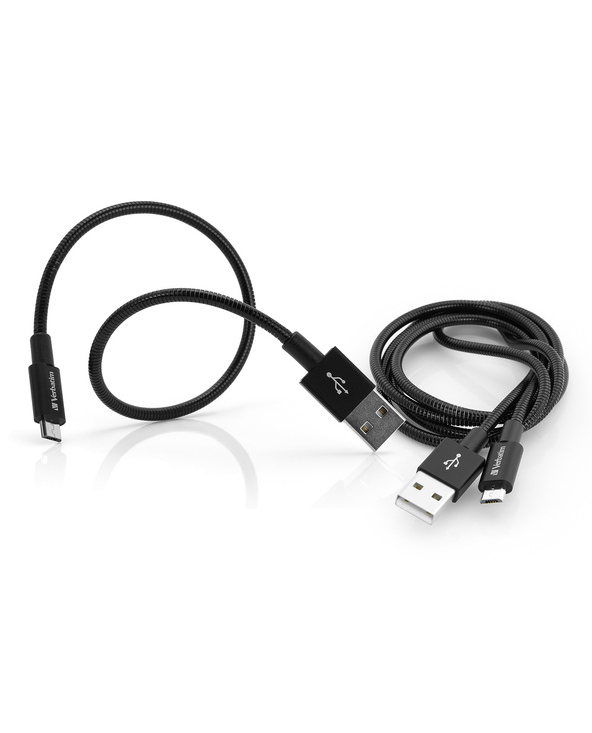 Verbatim 48875 câble USB 1 m USB 3.2 Gen 1 (3.1 Gen 1) Micro-USB A USB A Noir