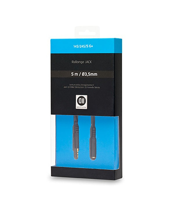 D2 Diffusion D2JKMF500 câble audio 5 m 3,5mm Noir