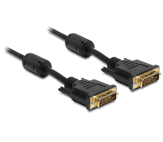 DeLOCK 83190 câble DVI 2 m DVI-D Noir