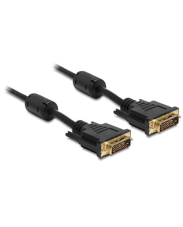 DeLOCK 83190 câble DVI 2 m DVI-D Noir