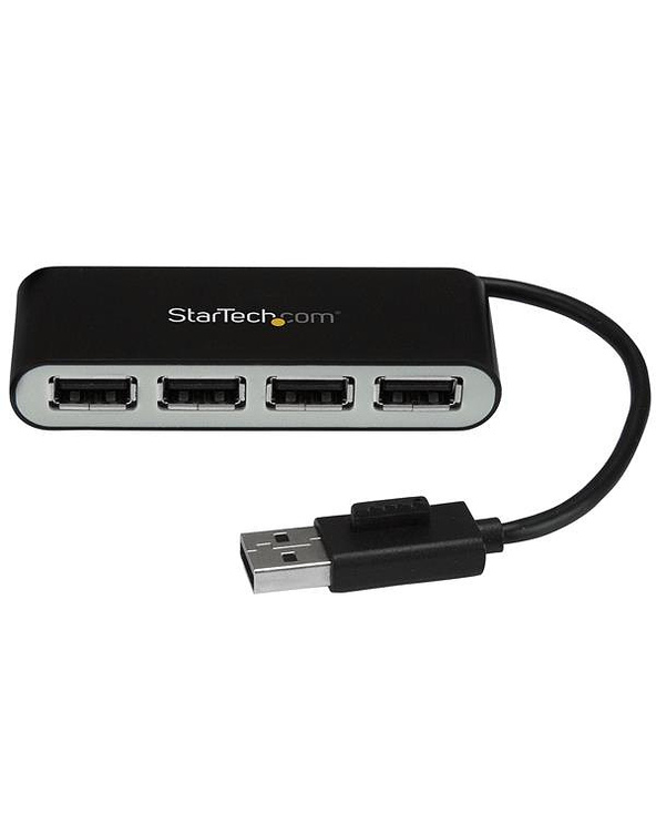 StarTech.com Hub USB 2.0 portable à 4 ports avec câble intégré StarTech.com Hub USB 2.0 portable à 4 ports avec câble intégré