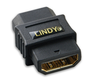 Lindy 41230 changeur de genre de câble HDMI Noir