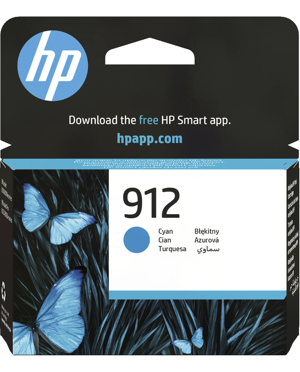 HP 912 Cartouche d'encre cyan authentique