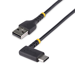 StarTech.com Câble USB A vers USB C de 2m - Câble de Chargement USB C Noir - Fibre Aramide Robuste - Chargeur Rapide USB-C 2.0 -