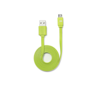 WE WEUSBMICROPLREV100VE câble USB 1 m USB A Micro-USB A Vert