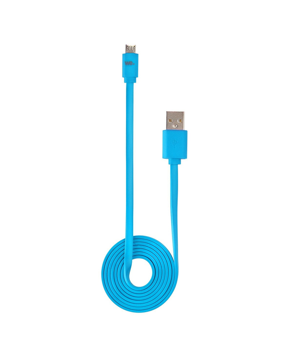 WE WEUSBMICROPLREV100B câble USB 1 m USB 2.0 USB A Micro-USB B Bleu