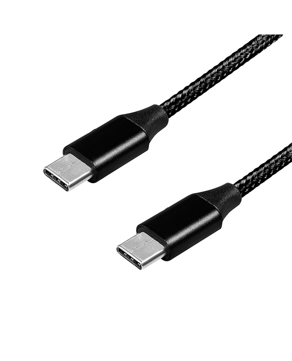 LogiLink CU0154 câble USB 1 m USB 2.0 USB C Noir
