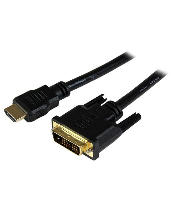 StarTech.com Câble HDMI vers DVI-D M/M 1,5 m - Cordon HDMI vers DVI-D Mâle / Mâle 1,5 Mètres