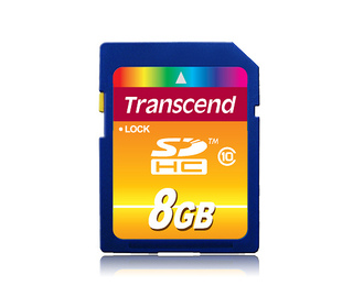 Transcend TS8GSDHC10 mémoire flash 8 Go SDHC NAND Classe 10