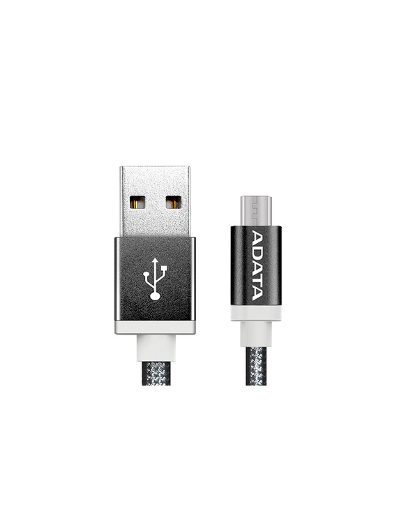 ADATA 1m, USB2.0-A/USB2.0 Micro-B câble USB USB A Micro-USB B Noir