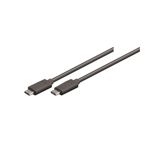 Uniformatic 10607 câble USB 1 m USB 3.2 Gen 1 (3.1 Gen 1) USB C Noir