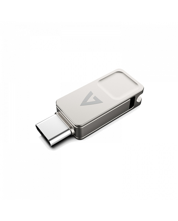 V7 VF364GTC lecteur USB flash 64 Go USB Type-A / USB Type-C 3.2 Gen 1 (3.1 Gen 1) Argent