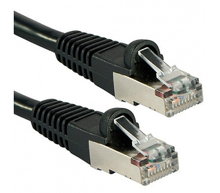 Lindy 47177 câble de réseau Noir 1 m Cat6 S/FTP (S-STP)