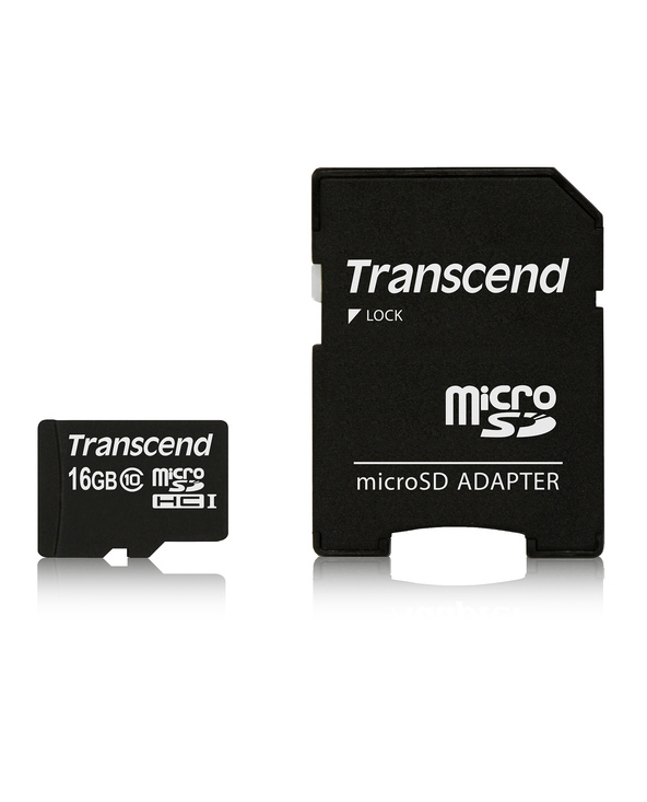 Transcend TS16GUSDHC10 mémoire flash 16 Go MicroSDHC NAND Classe 10