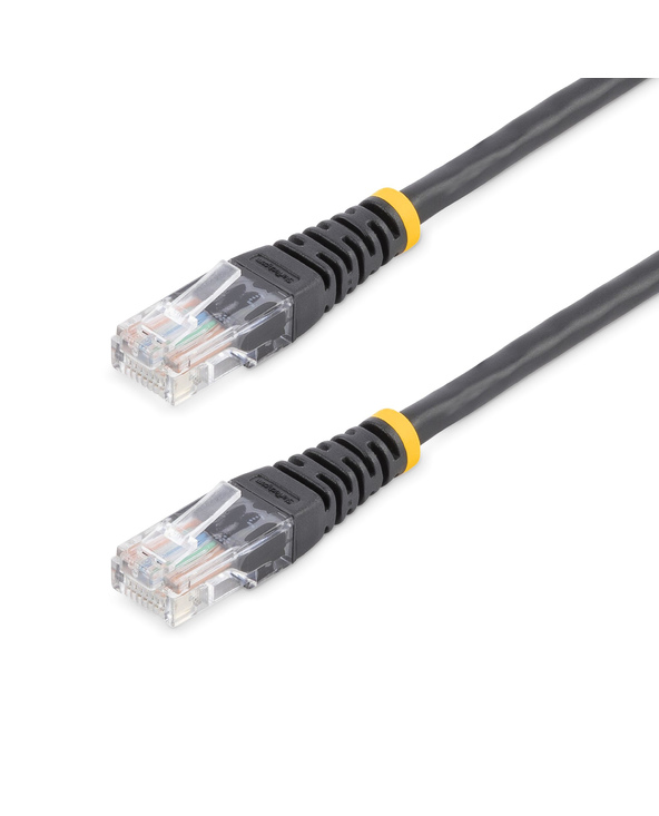 StarTech.com Câble patch UTP Cat5e de 15 m avec RJ45 moulé noir - Cordon de connexion de 15 m