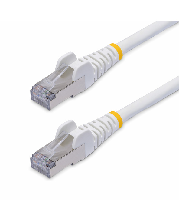 StarTech.com Câble Ethernet CAT8 Blanc de 50cm, RJ45 Snagless, 25G/40G, 2000MHz, 100W PoE++, S/FTP, Fil de Cuivre Pur 26AWG, LSZ
