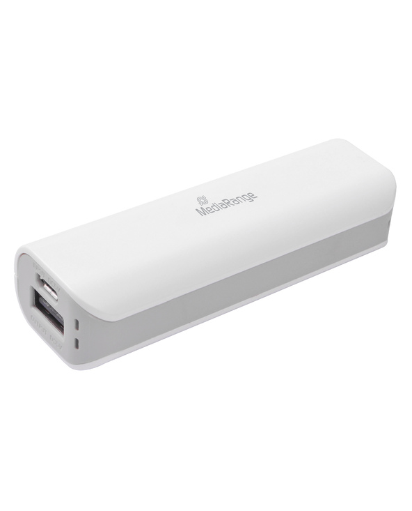 MediaRange MR745 banque d'alimentation électrique Lithium-Ion (Li-Ion) 2600 mAh Blanc