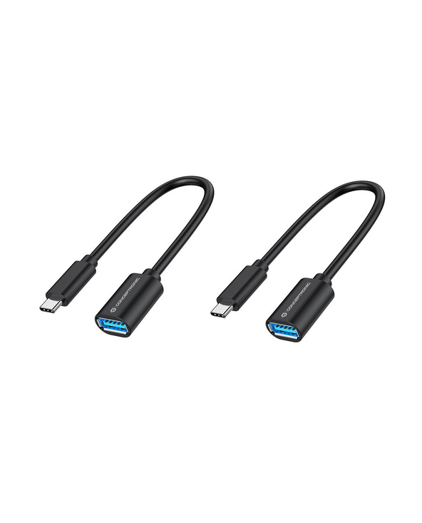 Conceptronic ABBY11B câble USB 0,2 m USB 3.2 Gen 1 (3.1 Gen 1) USB C USB A Noir