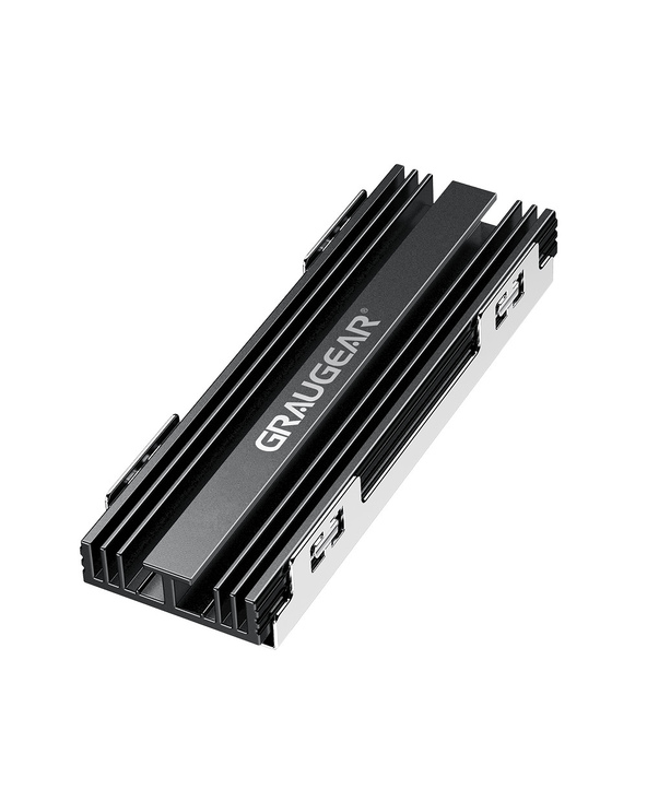 GRAUGEAR G-PS5HS02 système de refroidissement d’ordinateur Disque électronique Dissipateur thermique/Radiateur Noir, Argent