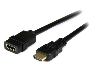 StarTech.com Rallonge HDMI 2m - Câble HDMI Mâle vers Femelle - Rallonge de Câble HDMI 4K - Câble HDMI UHD 4K 30Hz avec Ethernet 