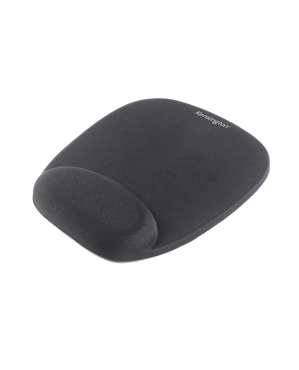 Kensington Tapis de souris noir en mousse, repose-poignets intégré