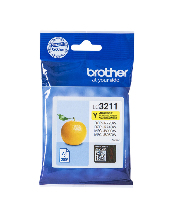 Brother LC-3211Y cartouche d'encre Original Rendement standard Jaune