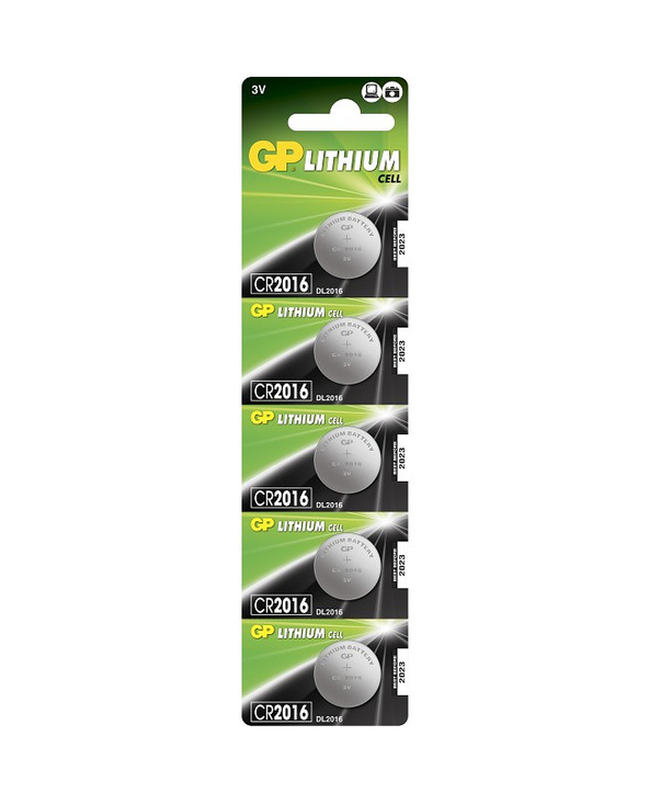 GP Batteries Lithium CR2016 Batterie à usage unique Lithium-Manganese Dioxide (LiMnO2)