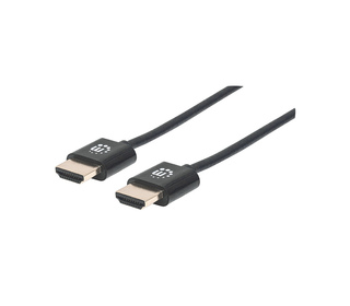 Manhattan 394369 câble HDMI 1,8 m HDMI Type A (Standard) Noir