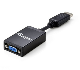 Equip 133435 câble vidéo et adaptateur 0,15 m DisplayPort VGA Noir