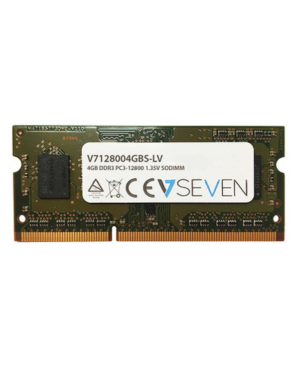 V7 4GB DDR3 PC3-12800 - 1600mhz SO DIMM Notebook Module de mémoire - V7128004GBS-LV