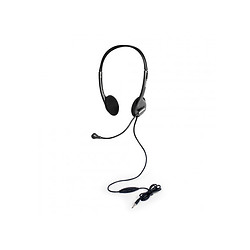 Port Designs 901603 écouteur/casque Avec fil Arceau Bureau/Centre d'appels Noir