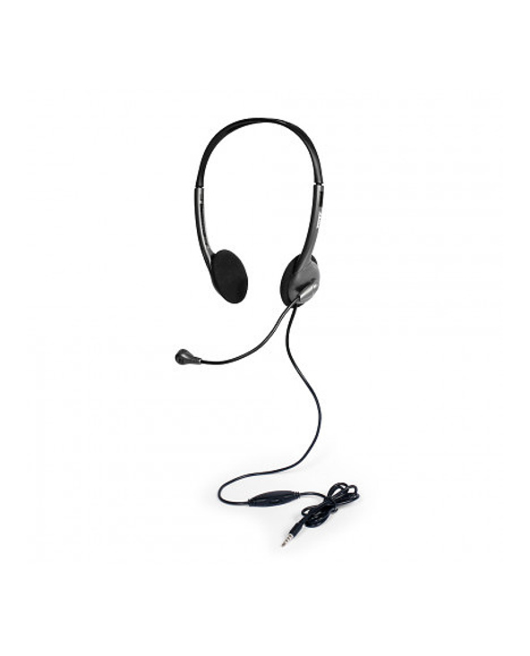 Port Designs 901603 écouteur/casque Avec fil Arceau Bureau/Centre d'appels Noir