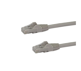 StarTech.com Câble réseau Cat6 Gigabit UTP sans crochet de 10m - Cordon Ethernet RJ45 anti-accroc - M/M - Gris