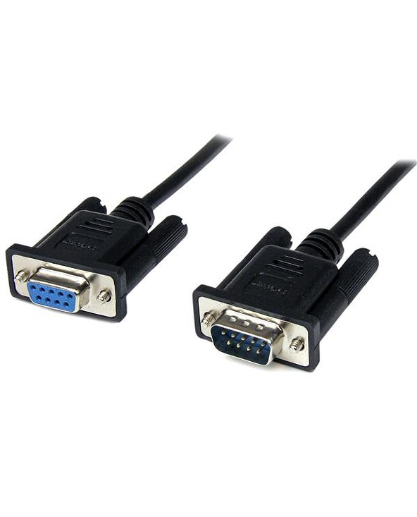 StarTech.com Câble Null Modem Croisé Série RS232 DB9 1 m - Noir