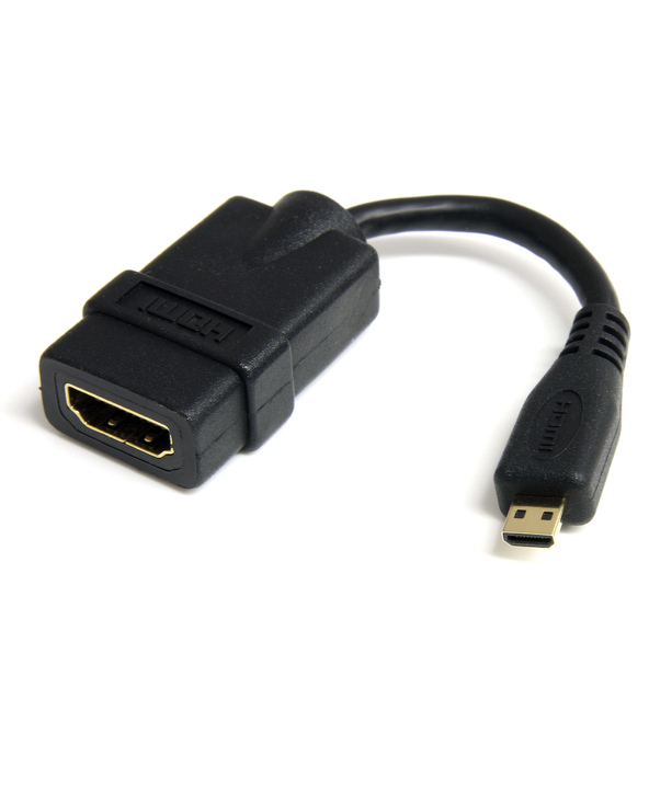 StarTech.com Câble adaptateur HDMI haute vitesse de 12cm - HDMI vers Micro HDMI - F/M - Noir