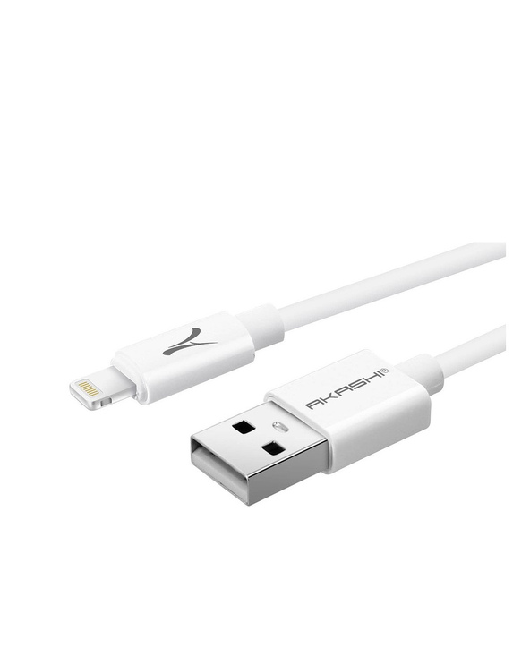Akashi ALTCABLEMFIW câble de téléphone portable Blanc 1 m USB A Lightning