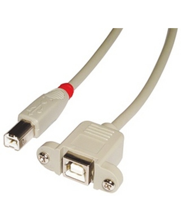 Lindy 31801 câble USB 1 m USB 2.0 USB B Gris