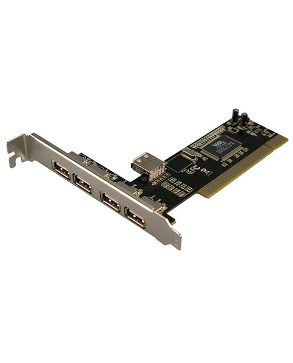 LogiLink 4+1-port USB 2.0 PCI Card carte et adaptateur d'interfaces