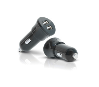 Mobilis Car Charger 2 USB Universel Noir Allume-cigare Auto