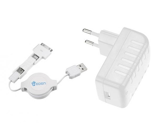 Heden ACCHAD3E12 chargeur d'appareils mobiles Smartphone, Tablette Blanc Secteur Intérieure