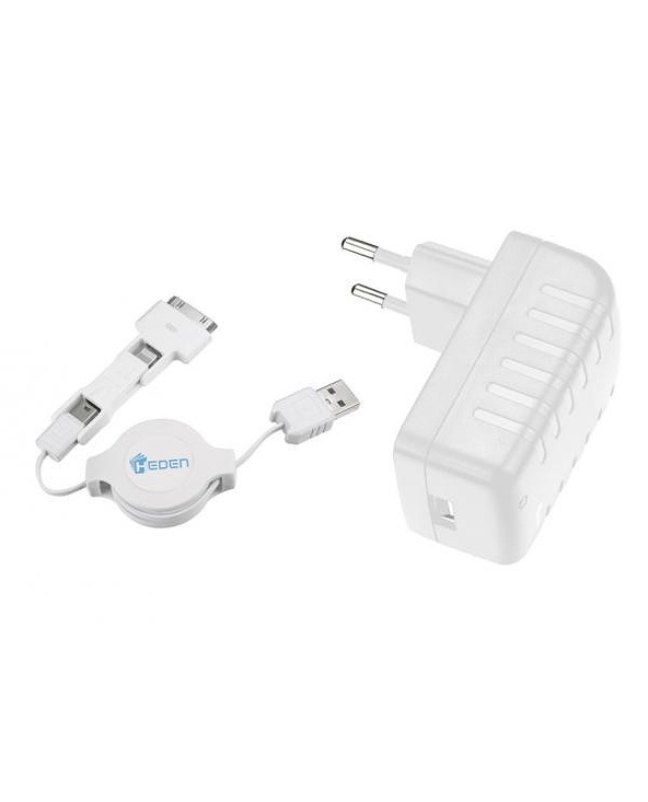 Heden ACCHAD3E12 chargeur d'appareils mobiles Smartphone, Tablette Blanc Secteur Intérieure