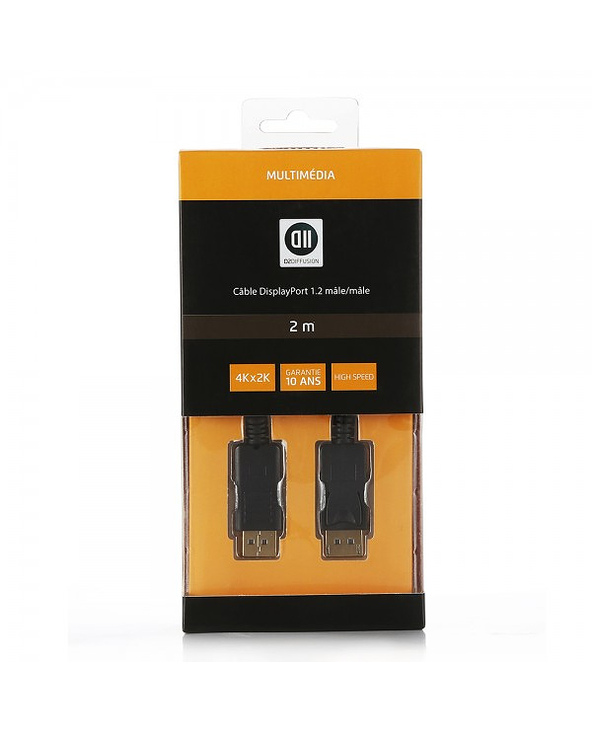D2 Diffusion D2DPDP200 câble DisplayPort 2 m Noir