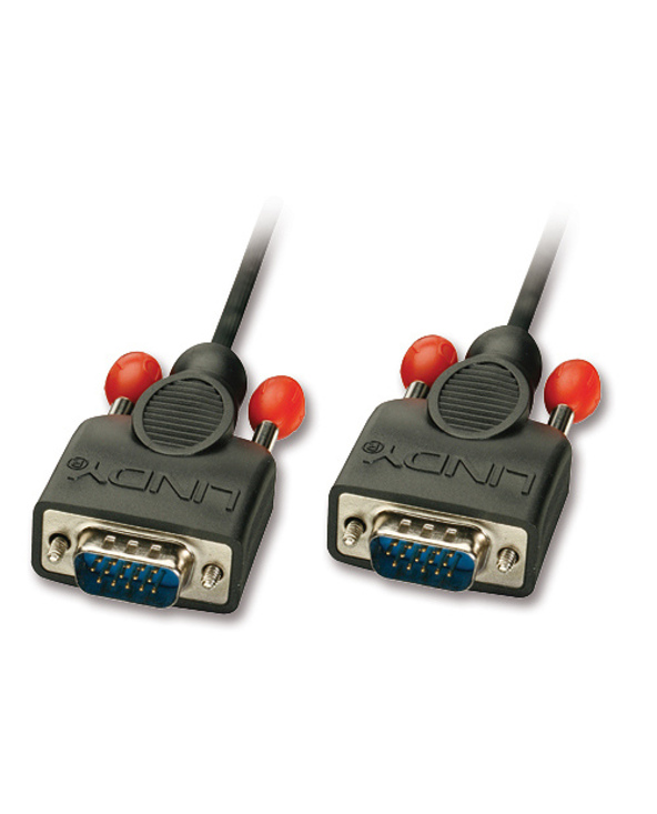 Lindy 2m HD15 câble VGA VGA (D-Sub) Noir