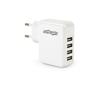 EnerGenie EG-U4AC-02 chargeur d'appareils mobiles Universel Blanc Secteur Intérieure