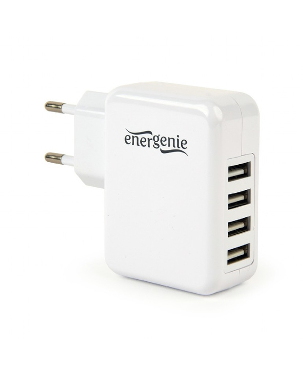 EnerGenie EG-U4AC-02 chargeur d'appareils mobiles Universel Blanc Secteur Intérieure