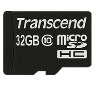 Transcend TS32GUSDHC10 mémoire flash 32 Go MicroSDHC NAND Classe 10