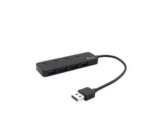 i-tec USB 3.0 Metal HUB 4 Port with individual On/Off Switches