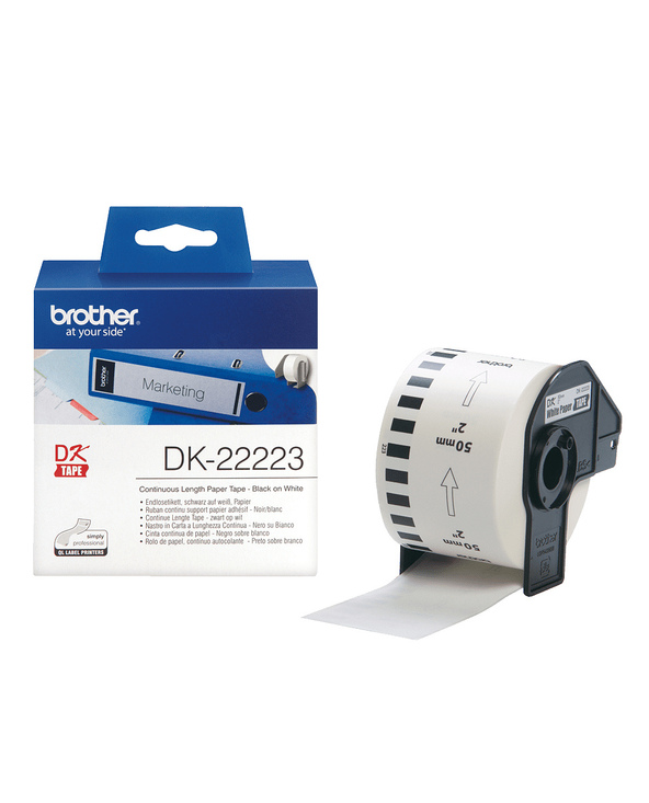 Brother DK-22223 étiquette à imprimer Blanc