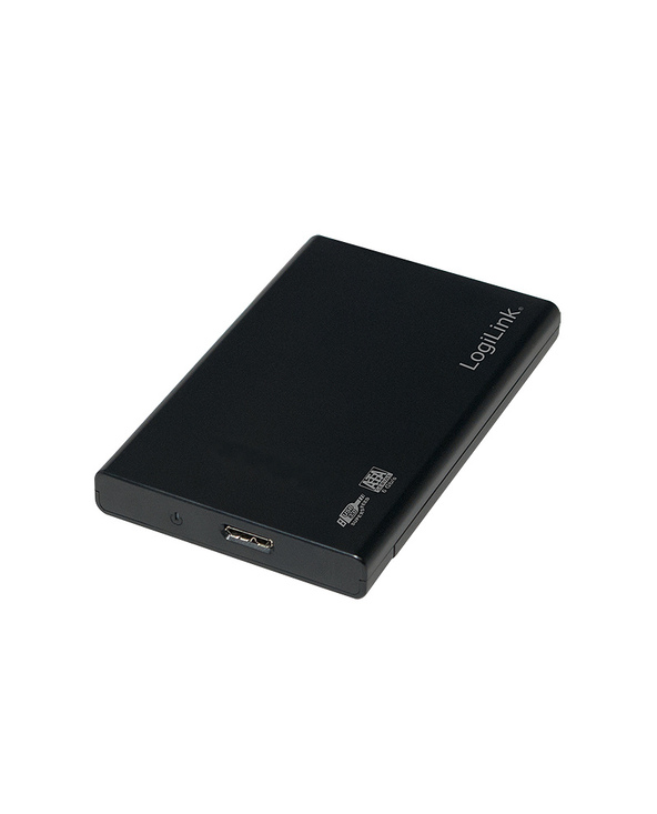 LogiLink UA0275 Boîtier de disques de stockage Boîtier disque dur/SSD Noir 2.5"